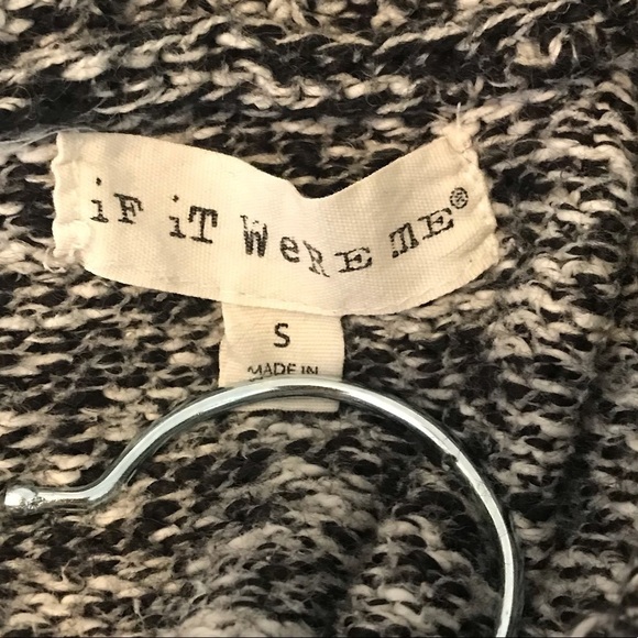 If It Were Me marled toggle close cardigan Small - Picture 4 of 7